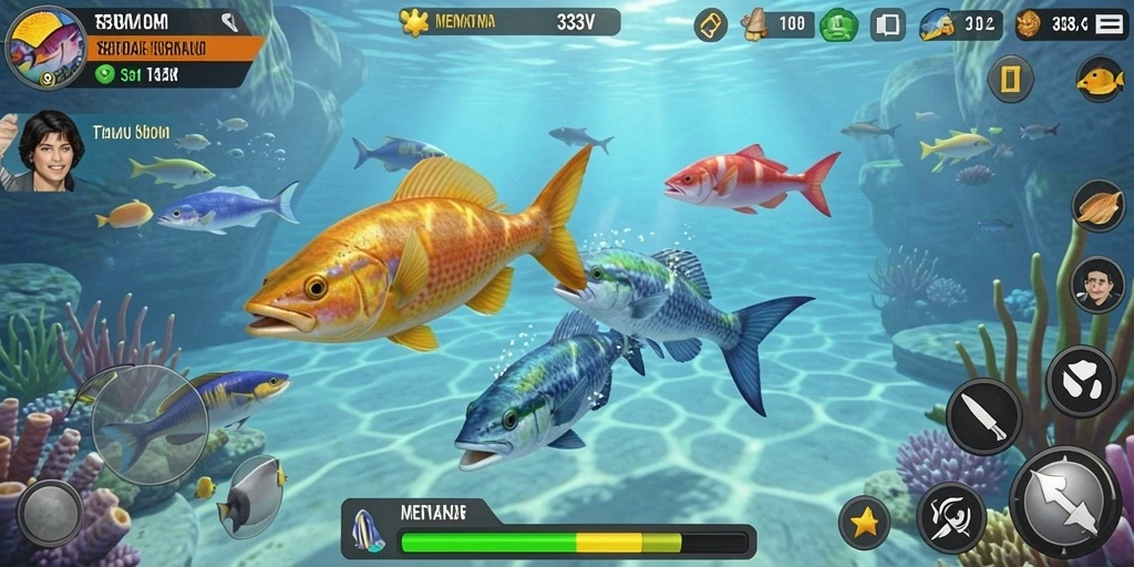 Screenshot gameplay Tembak Ikan di 333V yang memukau.