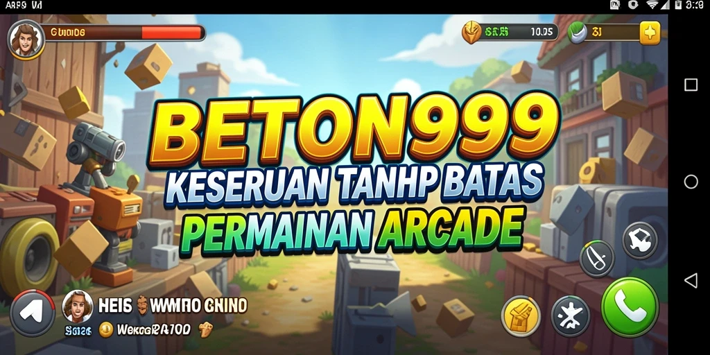Tampilan menarik gameplay BETON999 dalam aksi Arcade.