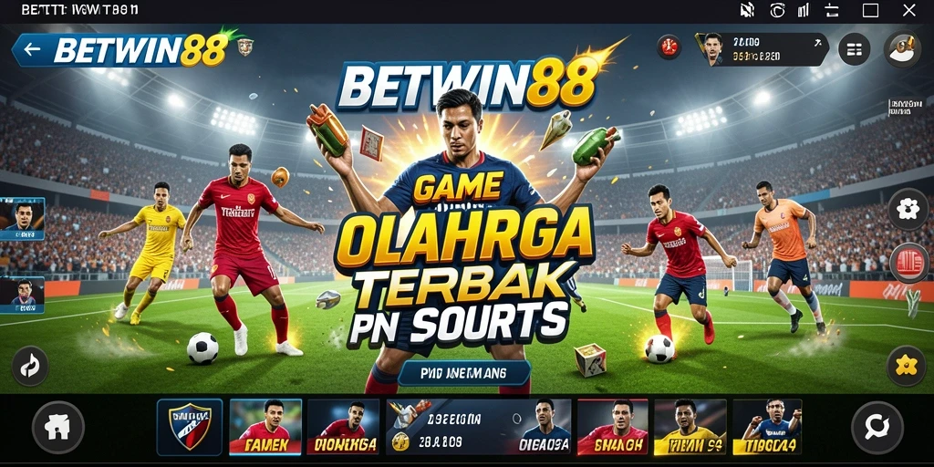 Tampilan gameplay BETWIN88 yang dinamis dan menarik dalam dunia olahraga.