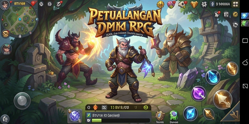 Tangkapan layar menunjukkan pertarungan seru dalam BTV168 dengan karakter yang beraksi.