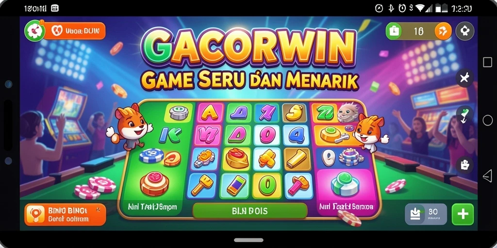 Tampilan gameplay seru dan menarik di GACORWIN.