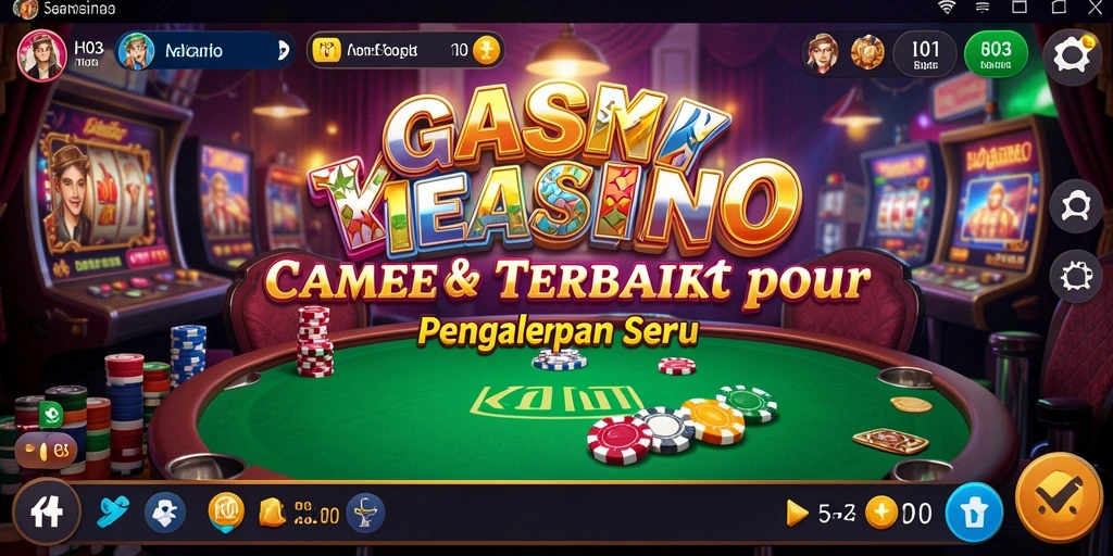 Tampilan menarik dari gameplay H03 dalam suasana Kasino.
