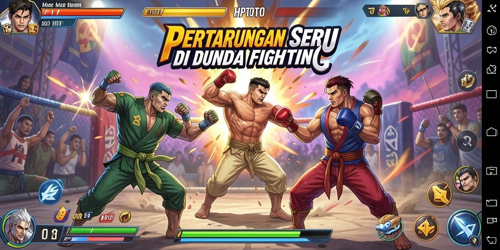 Pemandangan intense dari pertarungan seru di HPTOTO.