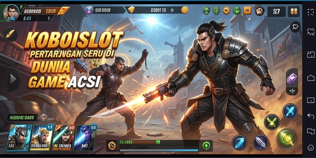 Tampilan gameplay Fighting yang mendebarkan dari KOBOISLOT.