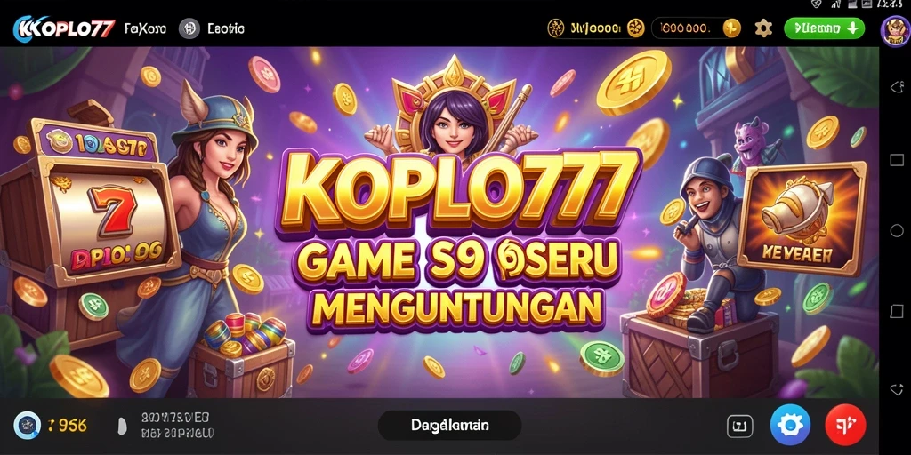 Tampilan gameplay seru KOPLO77 dengan berbagai slot menarik.