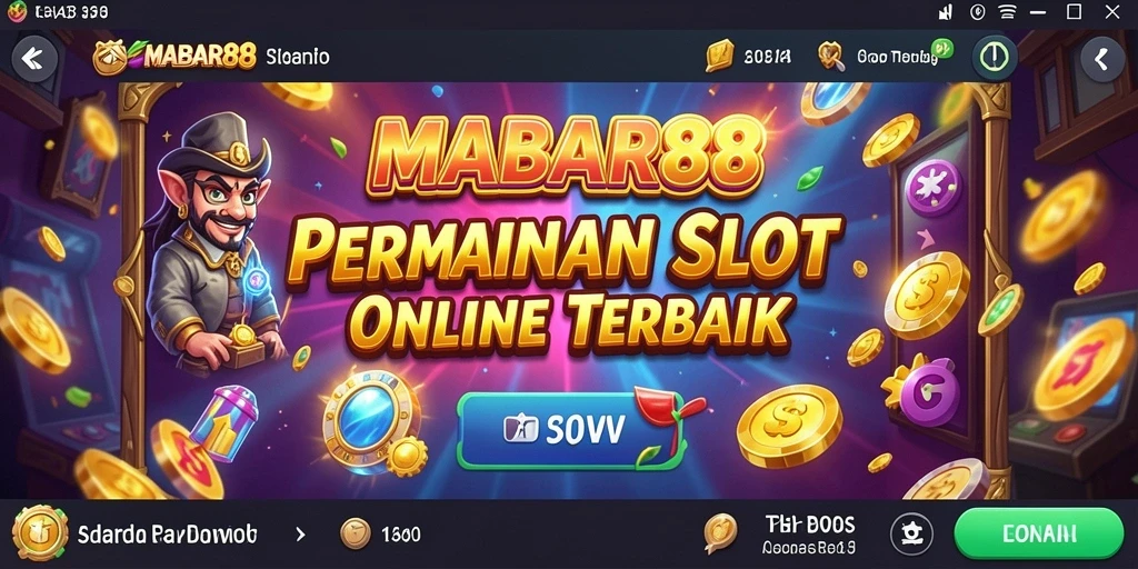 Tampilan gameplay mengasyikkan dari MABAR88 yang menampilkan mesin Slot.