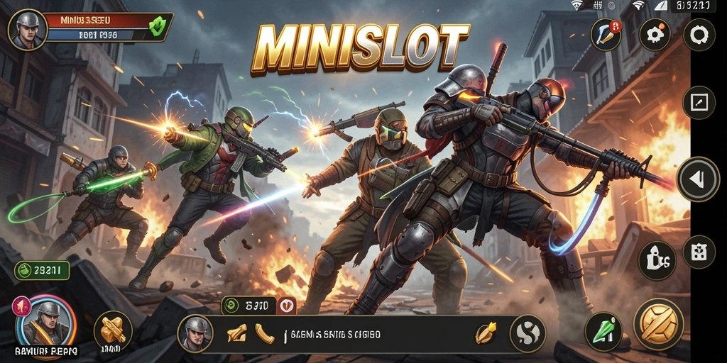 Tangkapan layar gameplay MINISLOT yang menegangkan dan penuh aksi.