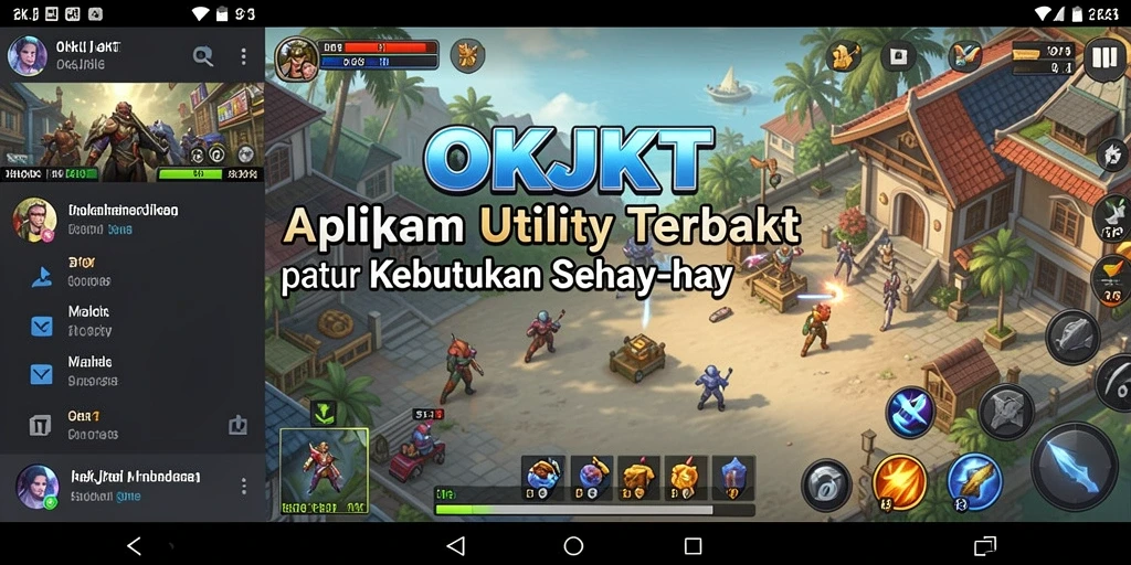 Tampilan antarmuka OKJKT yang intuitif dan mudah digunakan.
