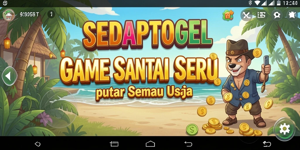Tangkapan layar SEDAPTOGEL menunjukkan momen seru gameplay santai.
