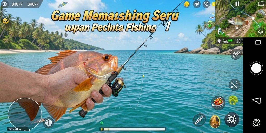 Gameplay memancing seru di SR877 dengan grafik menawan.